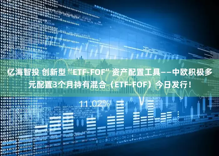 亿海智投 创新型“ETF-FOF”资产配置工具——中欧积极多元配置3个月持有混合（ETF-FOF）今日发行！