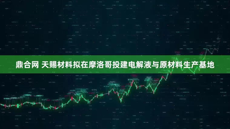 鼎合网 天赐材料拟在摩洛哥投建电解液与原材料生产基地